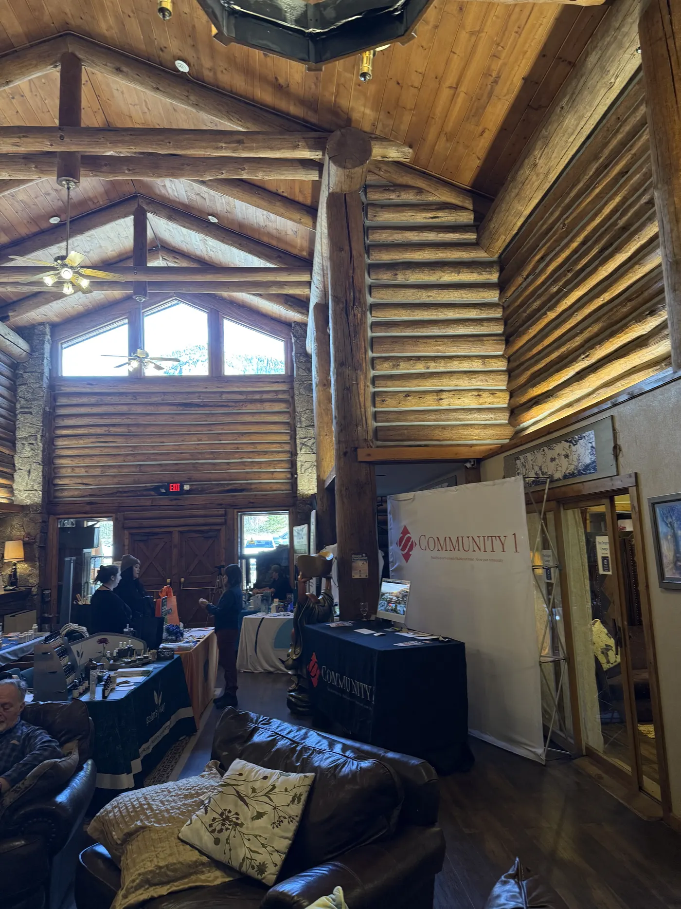 The timber lodge hall where CoAND was held